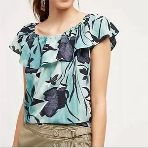 Anthropologie Maeve Islander Off Shoulder Top XS